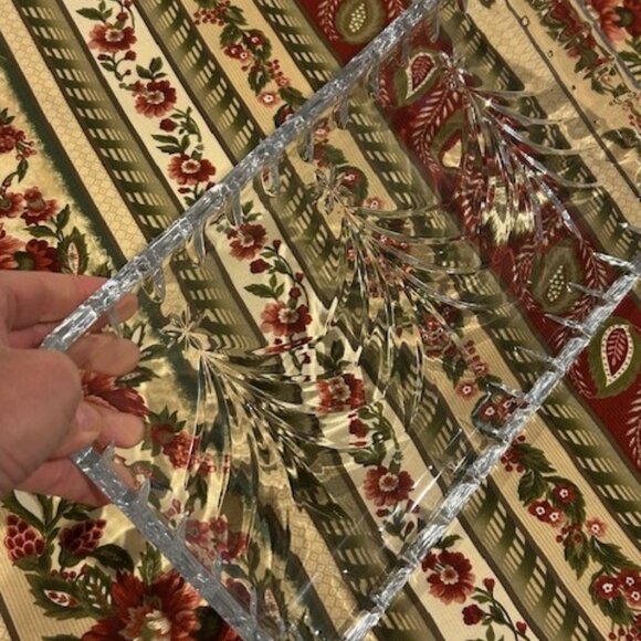 HOLIDAY🎄🎄WATERFORD MARQUIS Crystal Christmas Tree TRAY PLATTER - Picture 4 of 6